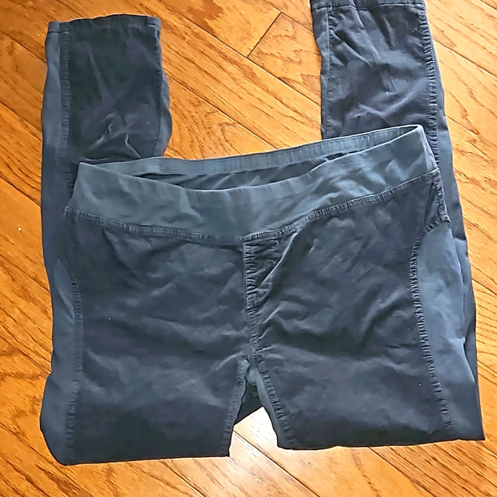 XCVI RUSCHED CORDUROY/SPANDEX sz L 18in waist. 36 in length